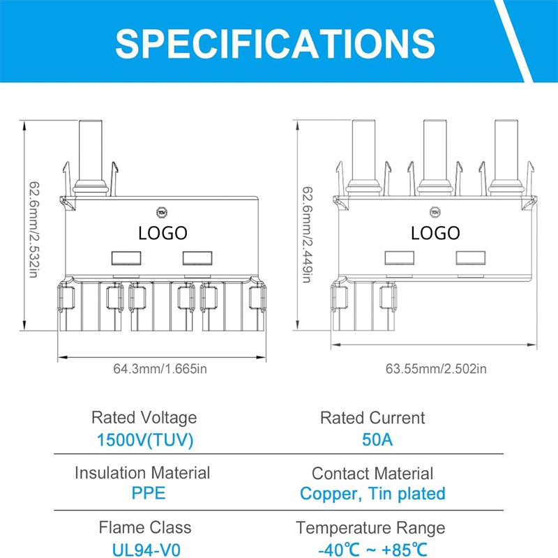 3 to 1 Solar Branch Connector-1