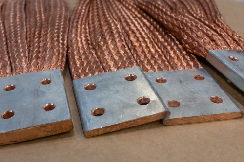 Braided Copper Grounding Strap